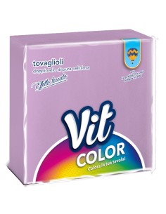 Vit Color 25 Tovaglioli Doppio Velo 32x32cm - Lilla